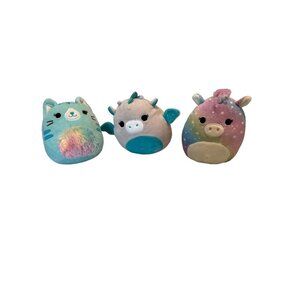 Squishmallow Lot of 3 Mini 5 inch Plush Animals